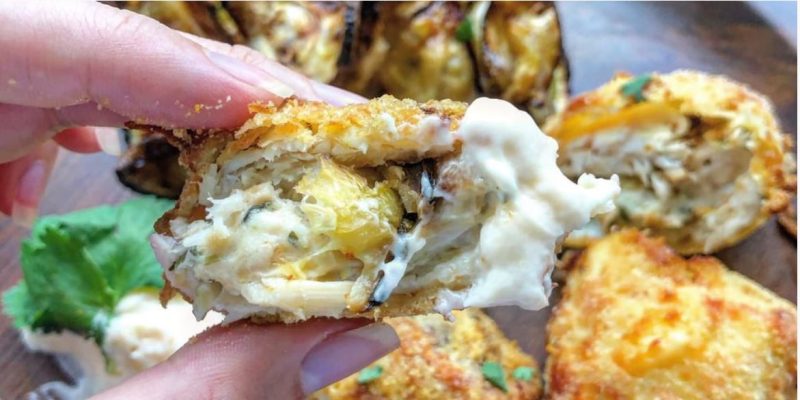 Bolinho de Linguado Recheado