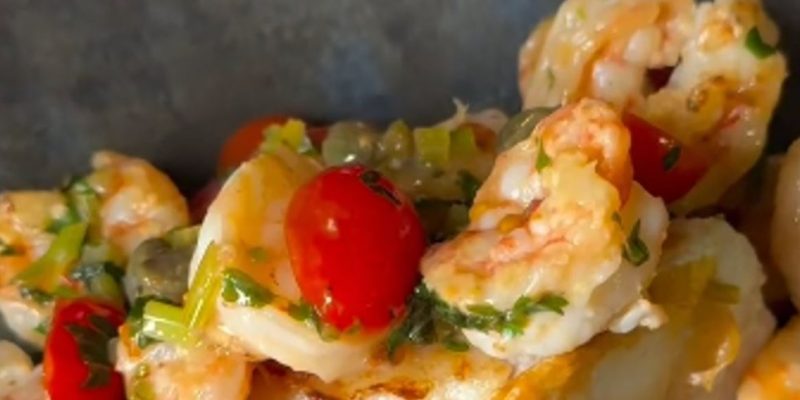 Lombo de cherne com camarão V.P