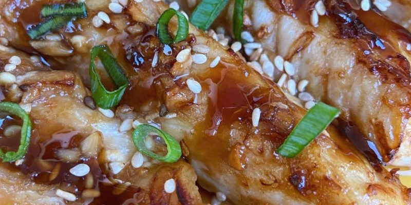 Namorado ao molho teriyaki