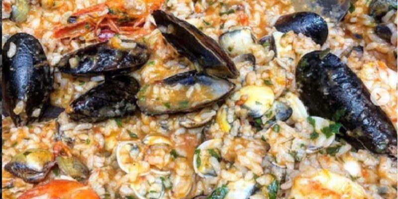 Risoto de frutos do mar